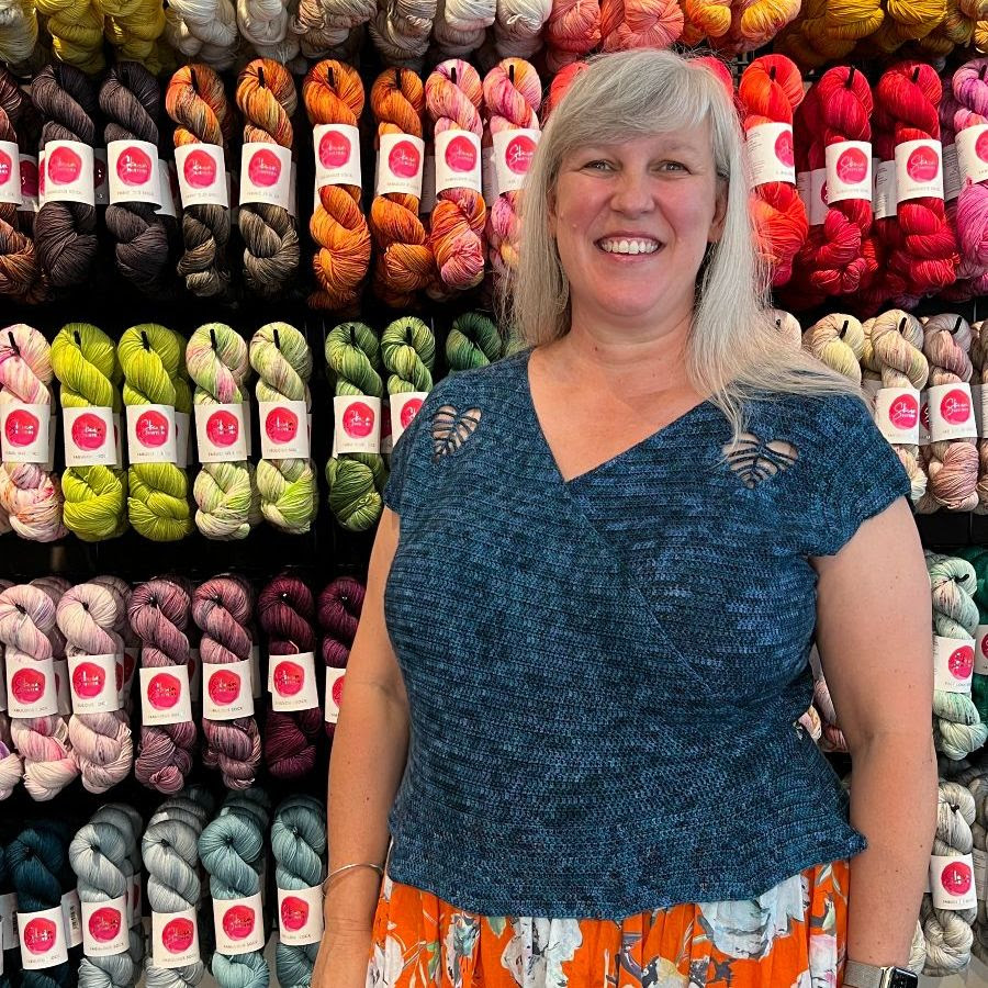 Jane Downey - expert crochet teacher at Skein Sisters Sydney NSW