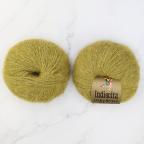 Alpaca Yarns Baby Brushed Alpaca 14ply: Chartreuse 3578