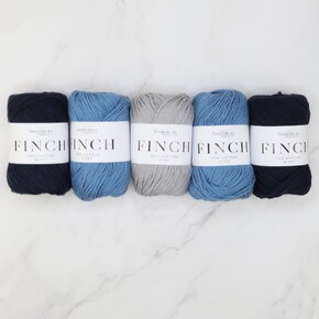 Triss Baby Blanket in Finch: Jeans