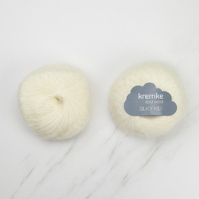 Kremke Soul Wool Silky Kid: 06-003 Natural White