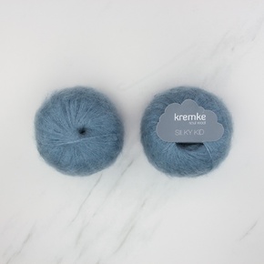 Kremke Soul Wool Silky Kid: 06-076 Blue Grey