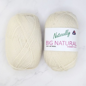 Family Sweater Kit in Big Natural Chunky/14ply: 920 Wool White, size 1