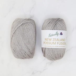 New Zealand Possum Fusion DK: 004 Silver