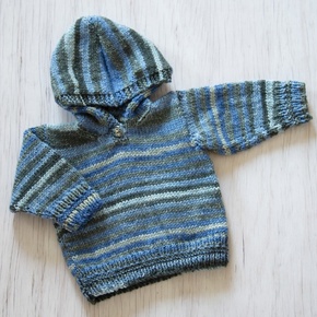 Opal K3025 Baby Hoodie Wintersonne Pattern