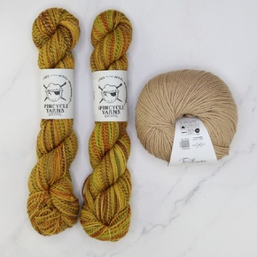 Metamorphic Set in Spincycle Dyed in the Wool & Lucca: Salty Dog Banana, size 1