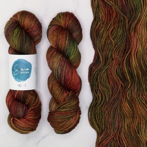 1 Skein Project - Yarn Set in Poet Worsted: 2400 Roots Corrode