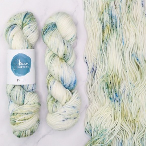 1 Skein Project - Yarn Set in Poet Worsted: 3000 Spindrift