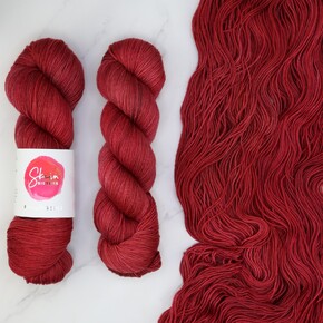 Skein Sisters Fabulous Sock DYED TO ORDER 29/11/2024: 1370 Red Rattler