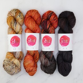 Skein Sisters Fabulous Sock 4 Skein Gradient Set: Igneous A