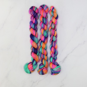 Skein Sisters Fabulous Sock Minis 20g/80m: Rainbow Sparkle