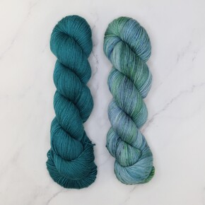 Sisters Solos: Fabulous Sock two skein set: Azure